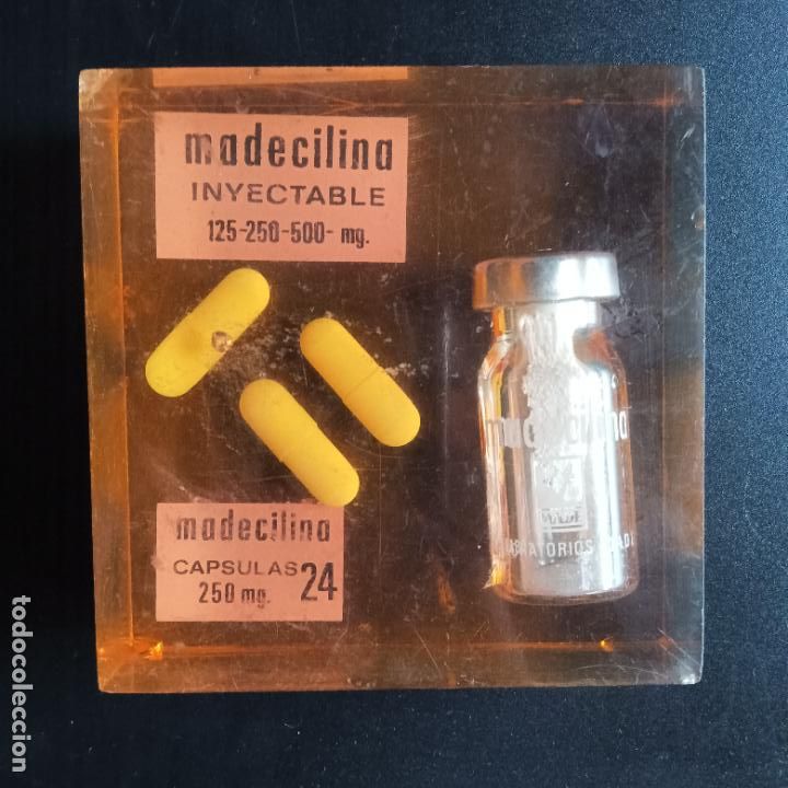 Coleccionismo: MODECILINA EN AMBAR, OBJETO DE DECORACION ANTIGUO.