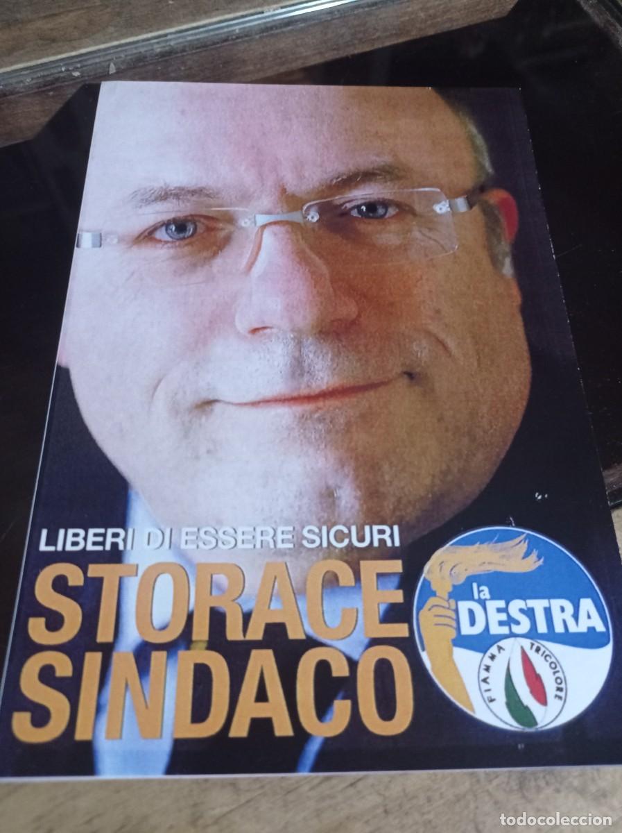 Coleccionismo: FLYER D-A-5 FIAMMA TRICOLORE STORACE SINDACO ELECCIONES 2008 REF. UR MES 10