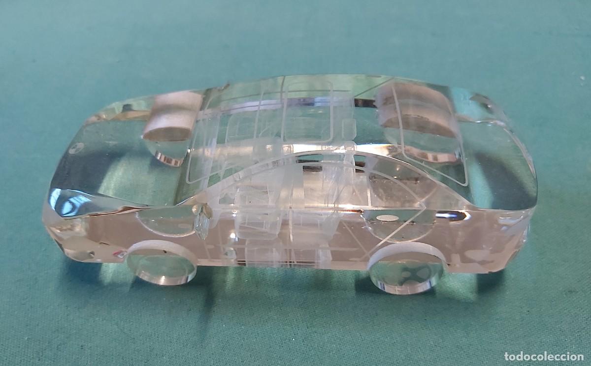 Coleccionismo: Coche de vidrio BMW, 15 x 5,5 cm