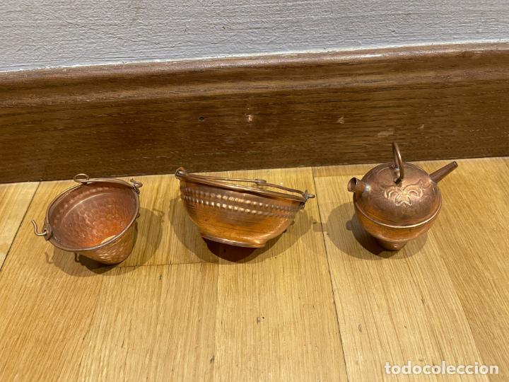 Coleccionismo: LOTE CACHARROS DE COBRE - Foto 2