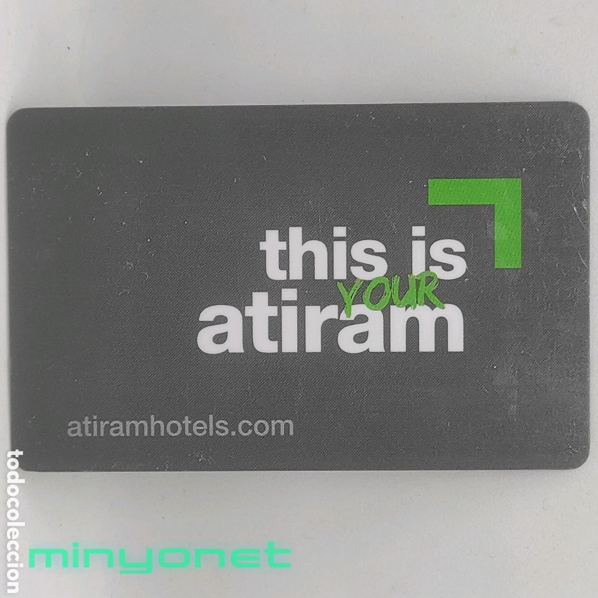 Coleccionismo: Tarjeta llave de Hotel Atiram Hotels