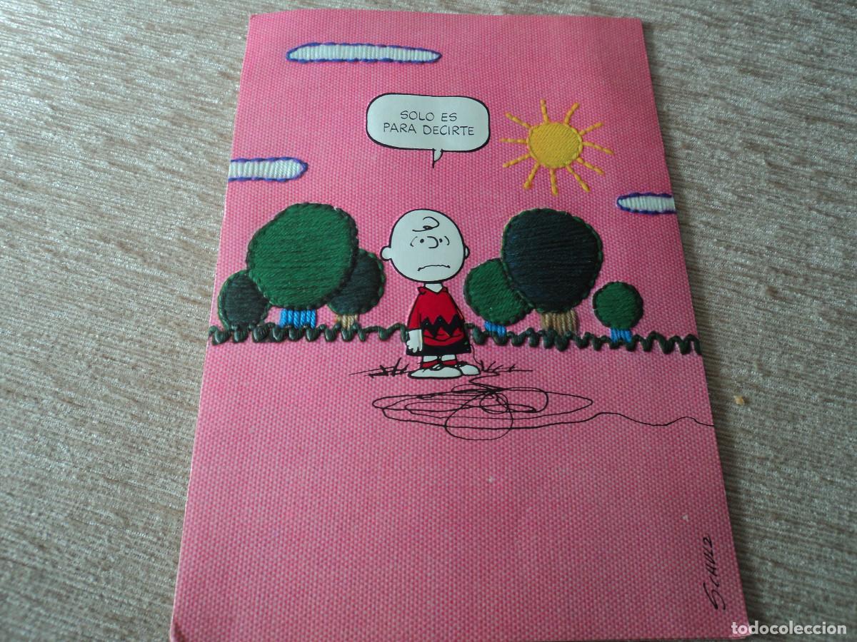 Coleccionismo: carlitos de snoopy, solo es para decirte que......24 x 17 cm