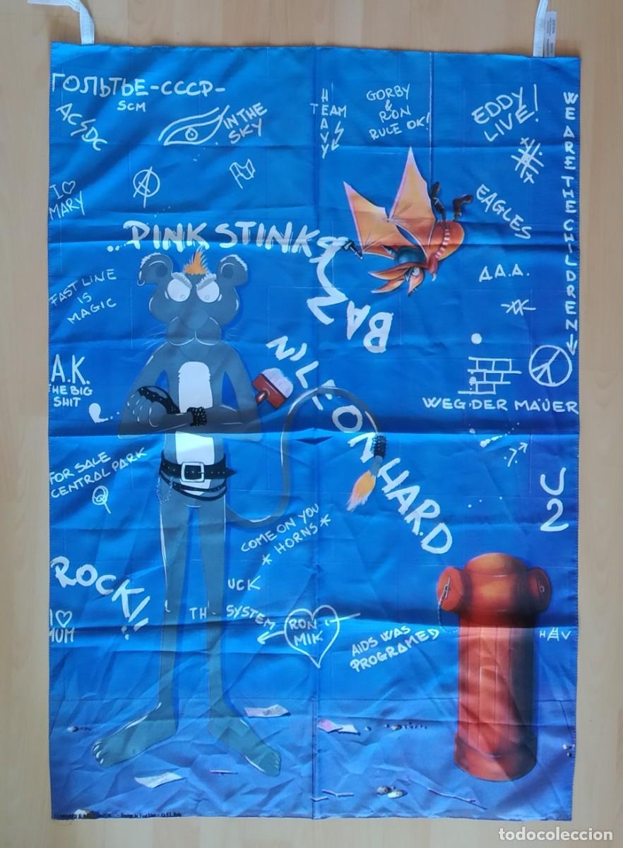 Coleccionismo: Bandera Alegor&iacute;a M&Uacute;SICA. 100 x 60 cm. aprox. ORIGINAL. A&ntilde;os 90. Nuevo!