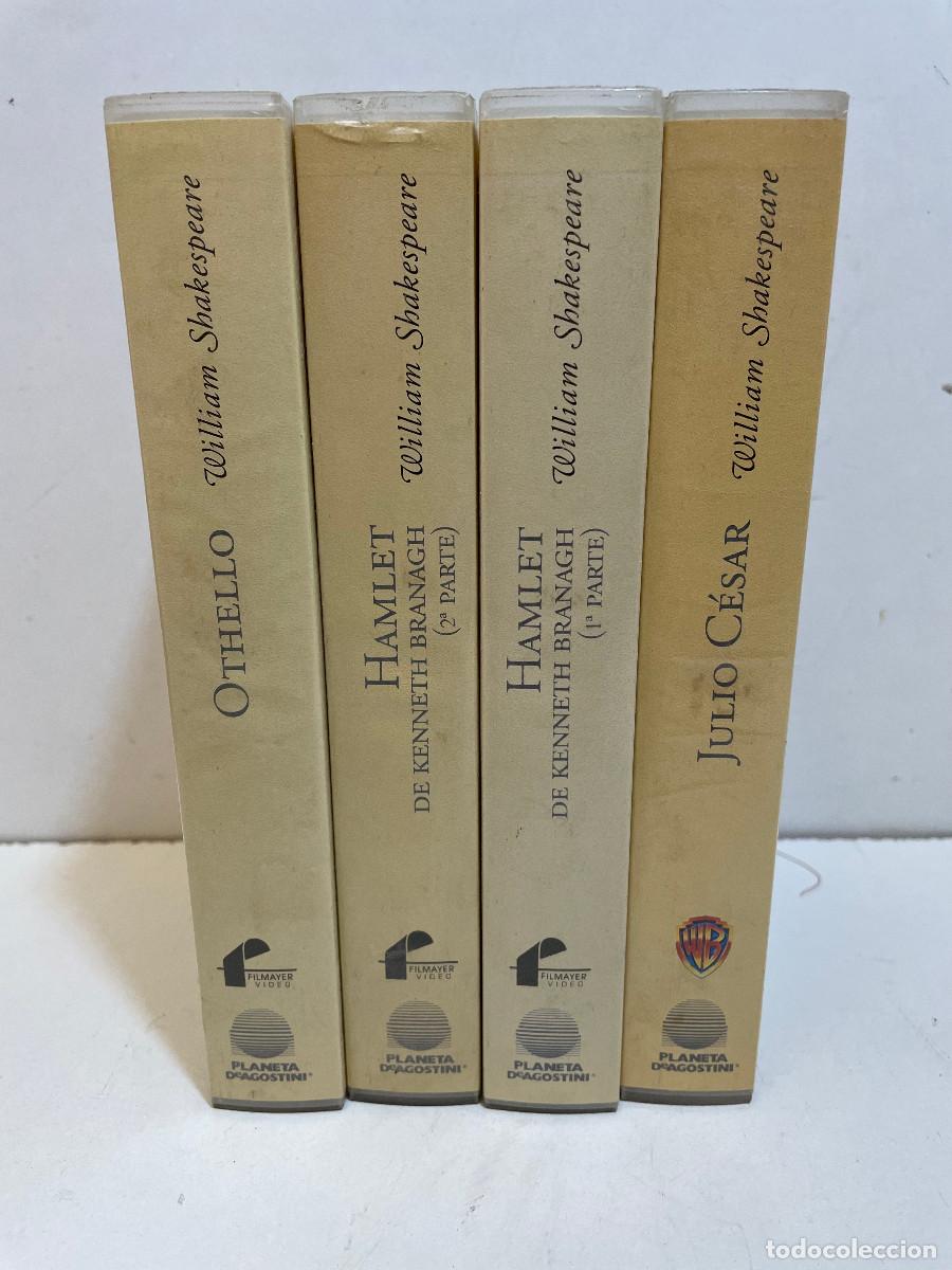 Coleccionismo: VHS LOTE 4 PELICULAS CINE WILLIAM SHAKESPEARE