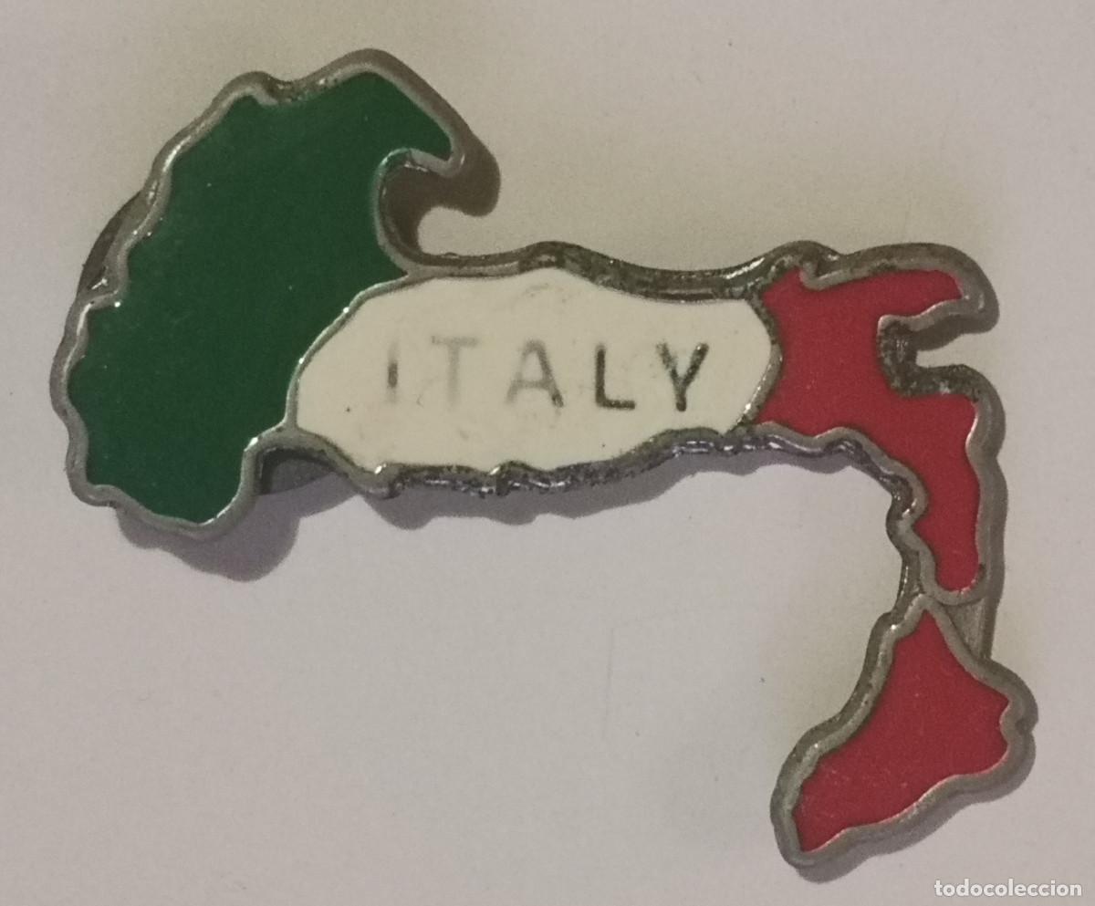 Colecionismo: IMAN NEVERA METALICO MAGNET - ITALIA - Mapa