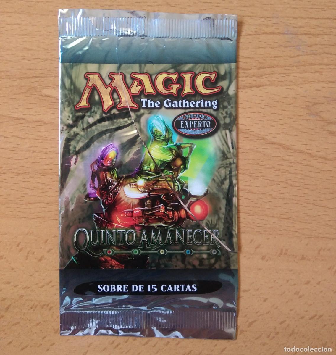 Coleccionismo: sobre vacio de cartas magic dark steel quinto amanecer darksteel experto