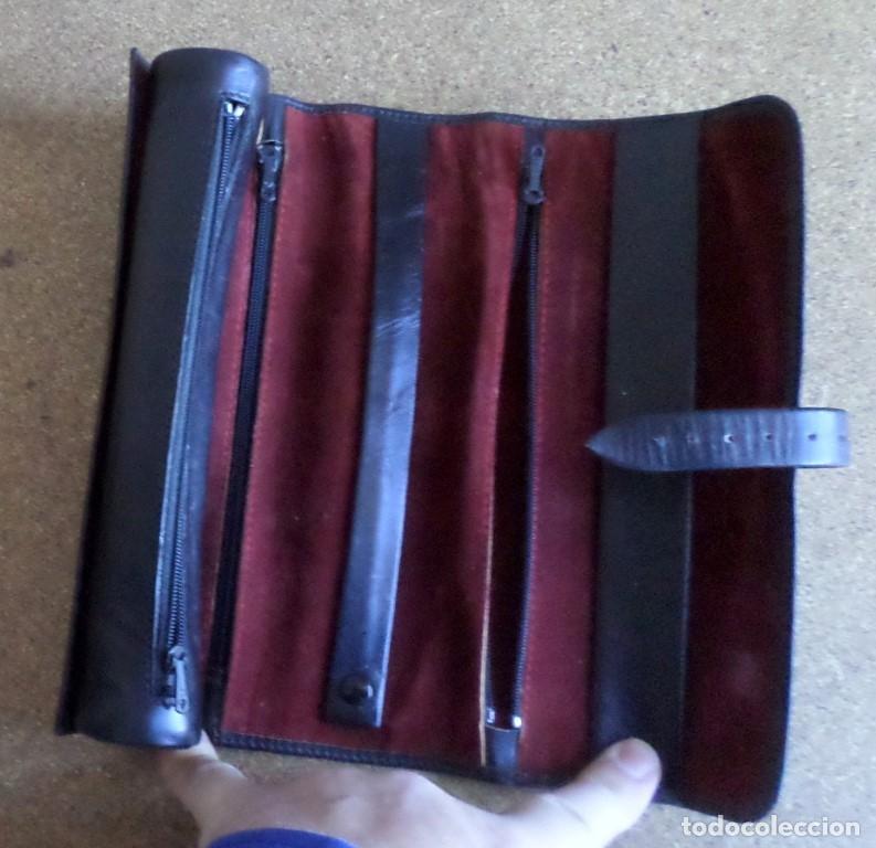 Coleccionismo: Cartera &ndash; estuche De piel -- Sin usar - Foto 2