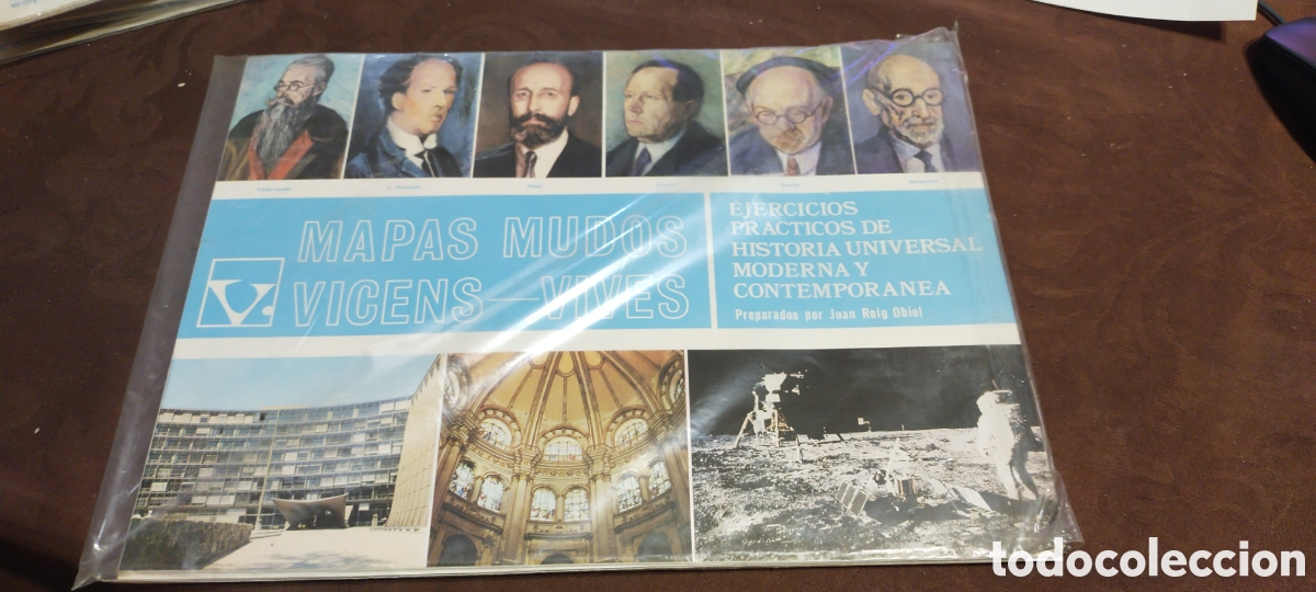 Coleccionismo: Ejercicios pr&aacute;cticos de historia universal mapas mundos Vicens vives