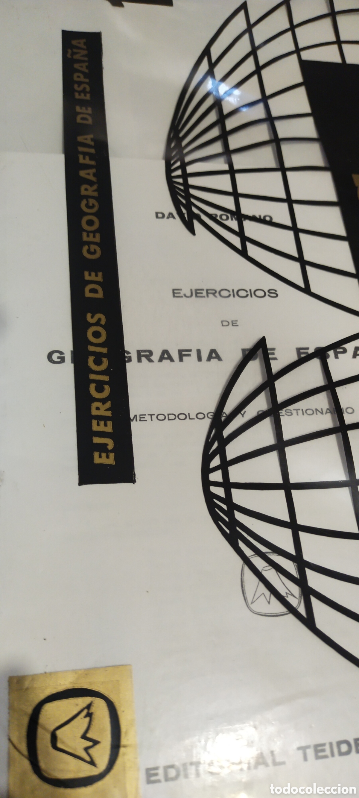 Coleccionismo: Ejercicios de geograf&iacute;a de Espa&ntilde;a mapas Teide 1 - Foto 2