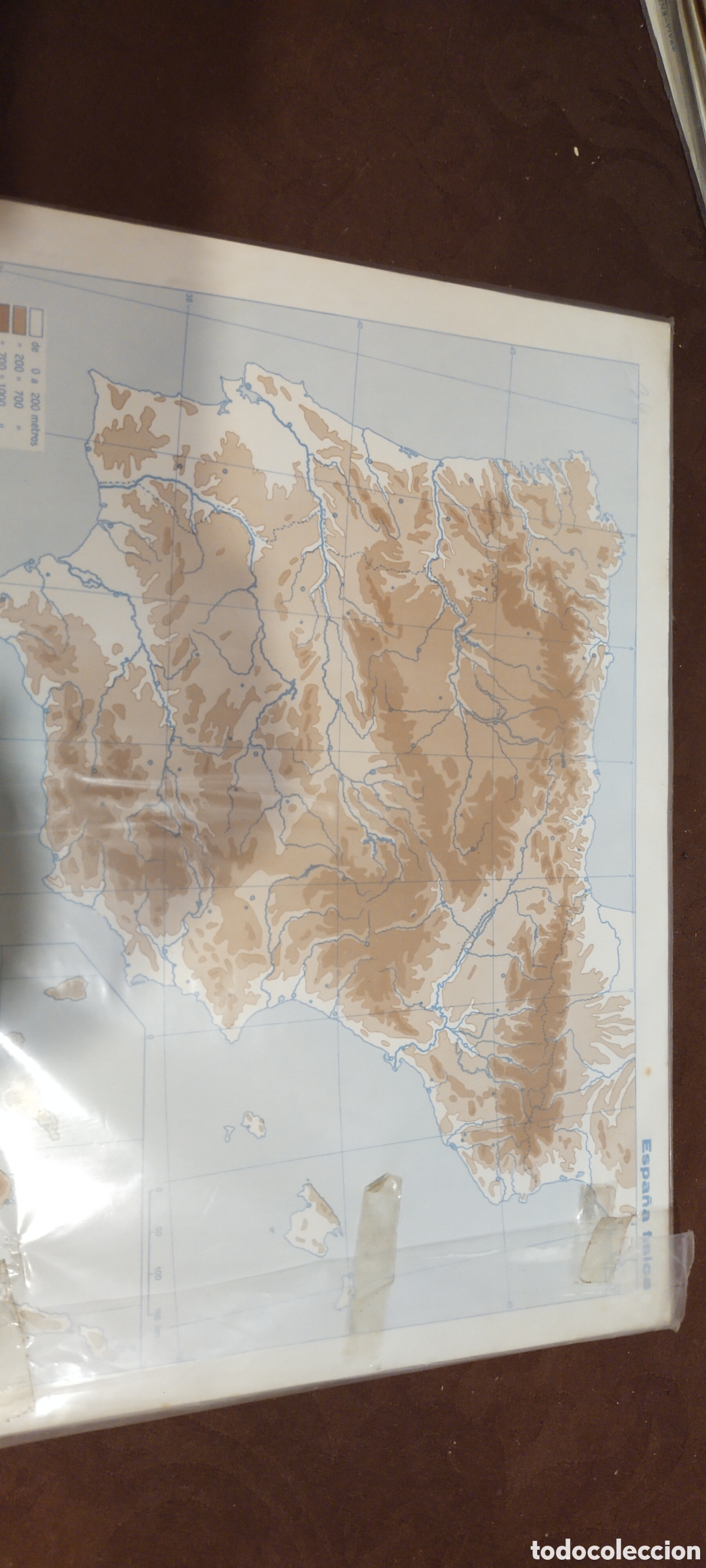 Coleccionismo: Ejercicios de geograf&iacute;a de Espa&ntilde;a mapas Teide 1 - Foto 3
