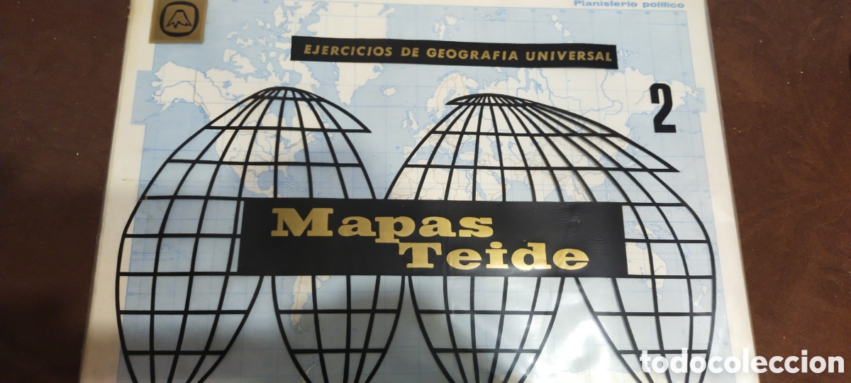 Coleccionismo: Ejercicios de Geograf&iacute;a Universal mapas Teide 2 - Foto 1