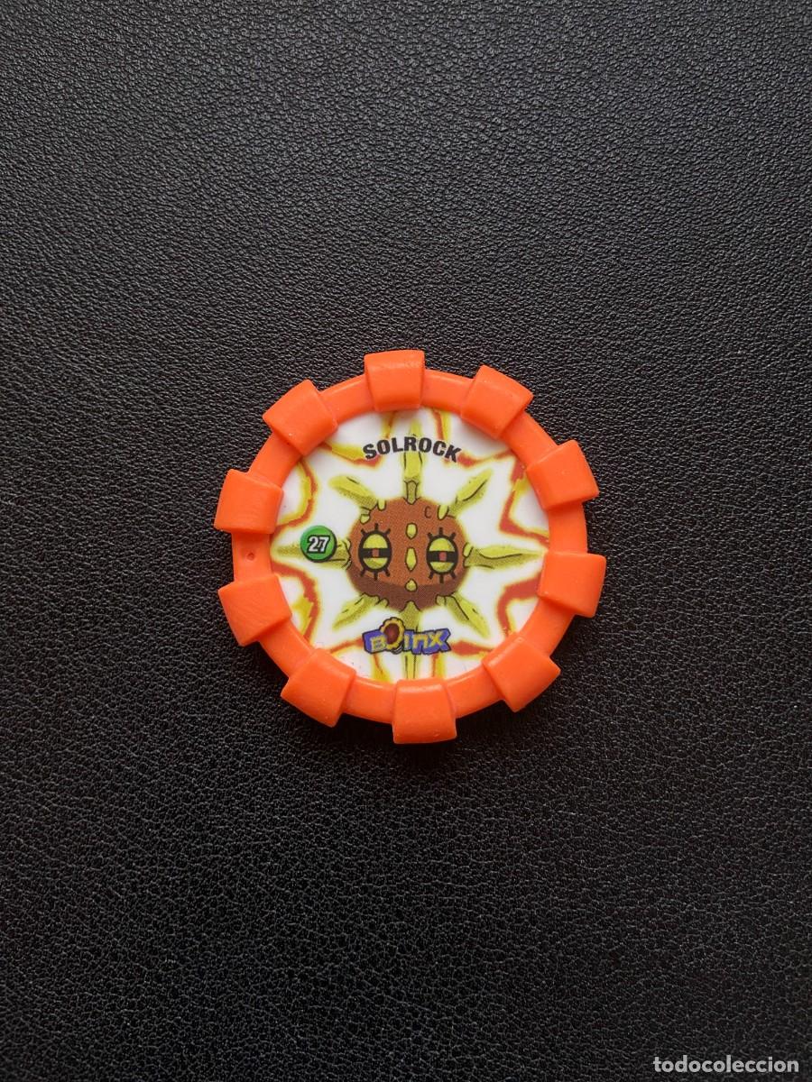 Coleccionismo: TAZO POKEMON BOINX 2007 - N&ordm; 27 SOLROCK - CHEETOS CHIPICAO