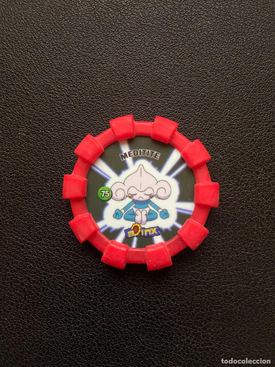 Coleccionismo: TAZO POKEMON BOINX 2007 - N&ordm; 75 MEDITITE - CHEETOS CHIPICAO