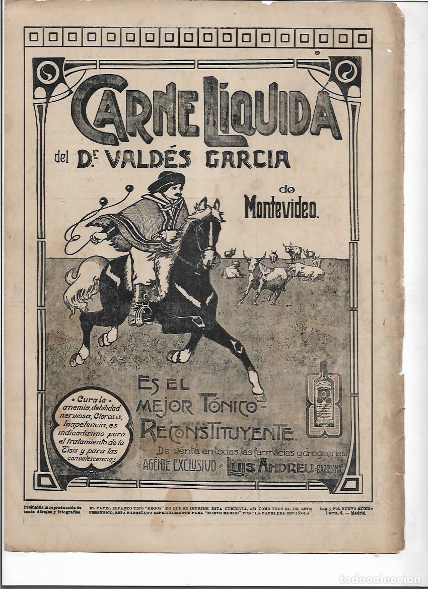 Colecionismo: A&Ntilde;O 1912 RECORTE PRENSA PUBLICIDAD CARNE LIQUIDA DEL DR VALDES GARCIA TONICO RECONSTITUYENTE