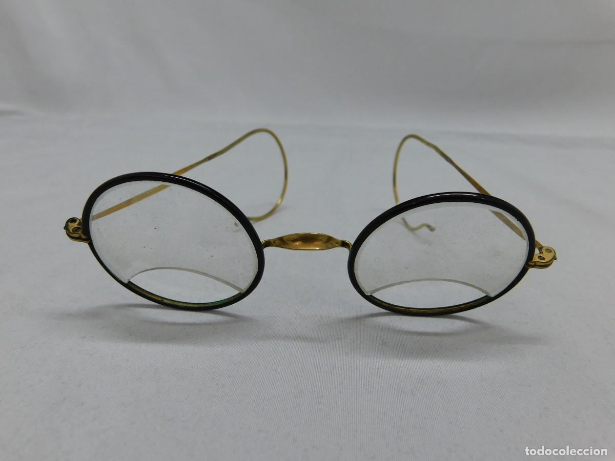 Coleccionismo: GAFAS ALAMBRE - CHAPADAS EN ORO 14K - Foto 4