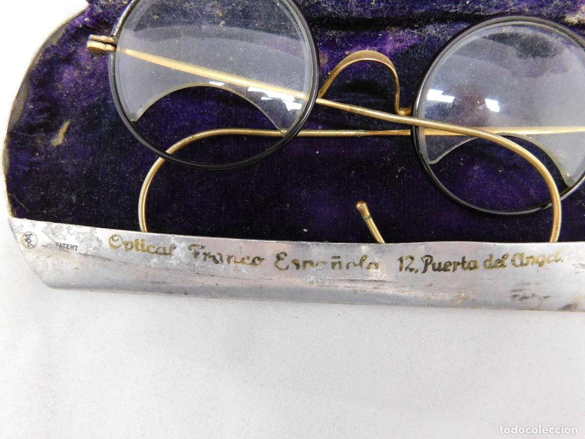 Coleccionismo: GAFAS ALAMBRE - CHAPADAS EN ORO 14K - Foto 5