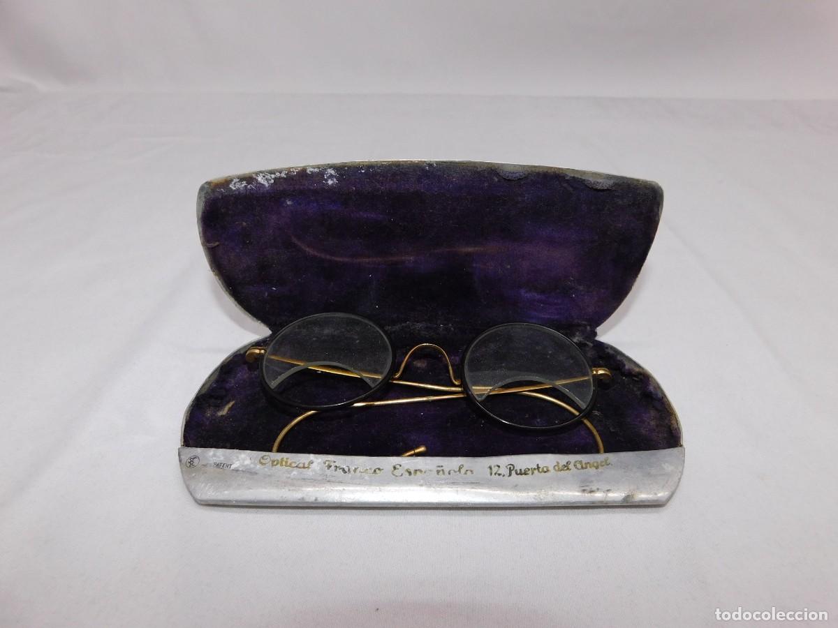 Coleccionismo: GAFAS ALAMBRE - CHAPADAS EN ORO 14K - Foto 6
