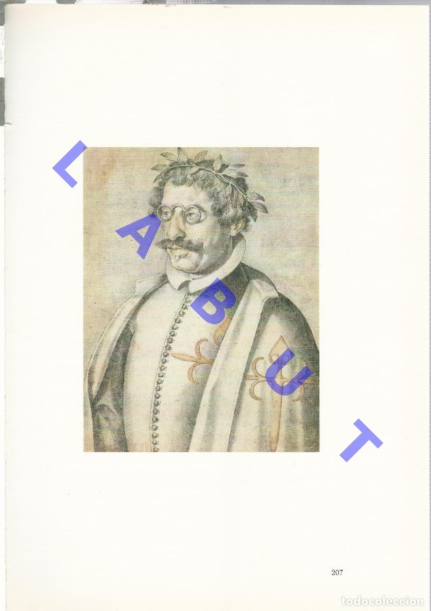 Coleccionismo: 38X26 FRANCISCO FRANCISCO DE QUEVEDO LAMINA ENMARCABLE EN PAPEL COUCH&Eacute; 1983 J55