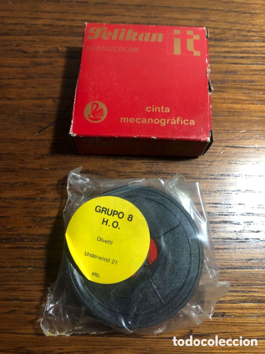 Coleccionismo: CAJA CON CINTA MECANOGR&Aacute;FICA M&Aacute;QUINA DE ESCRIBIR PELIKAN INTENSICOLOR IT SIN USAR