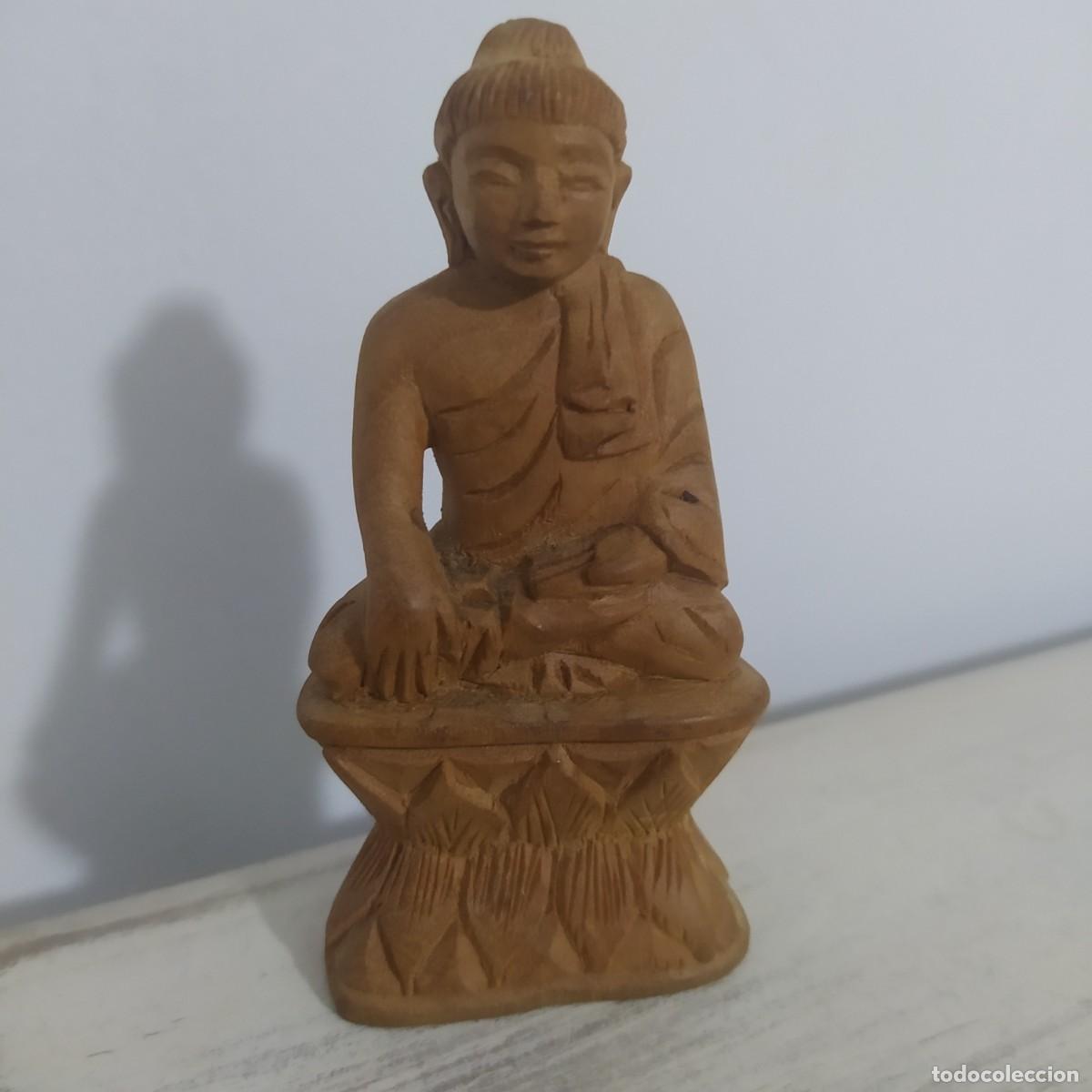 Coleccionismo: Buda en miniatura tallado