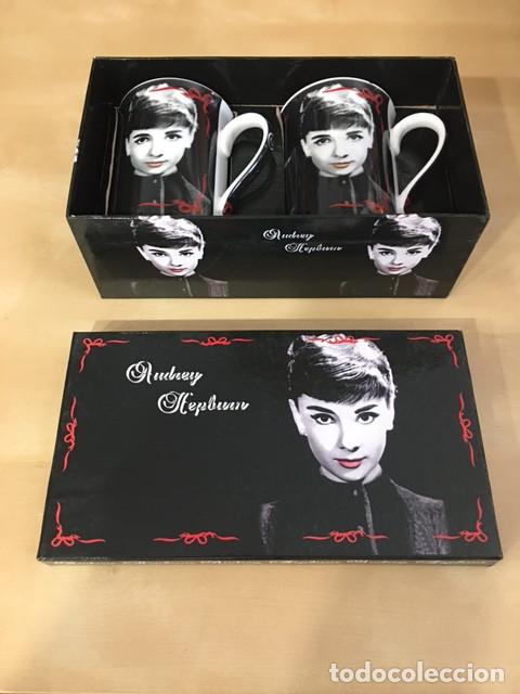 Coleccionismo: 2 TAZAS AUDREY HEPBURN CON CAJA