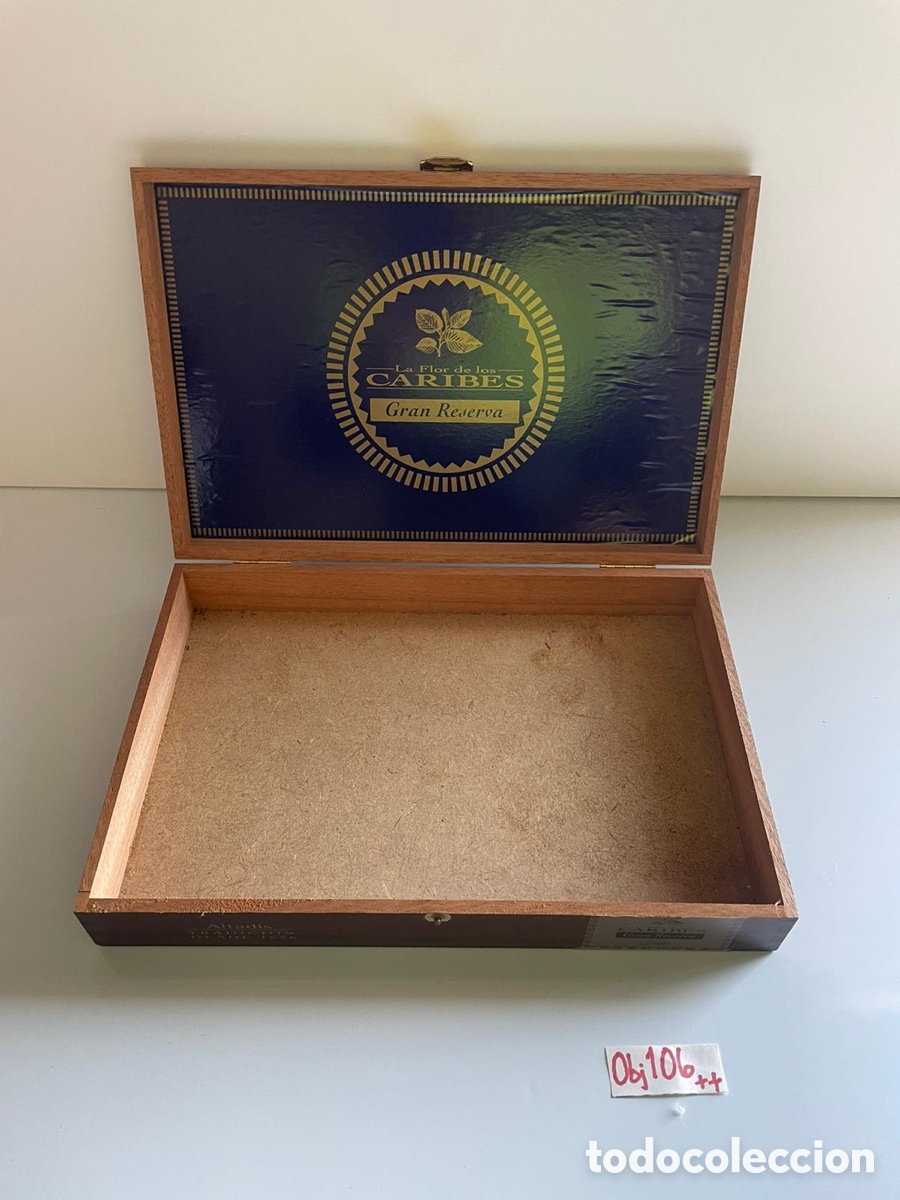 Coleccionismo: Caja vac&iacute;a las flor de los caribes - Foto 2