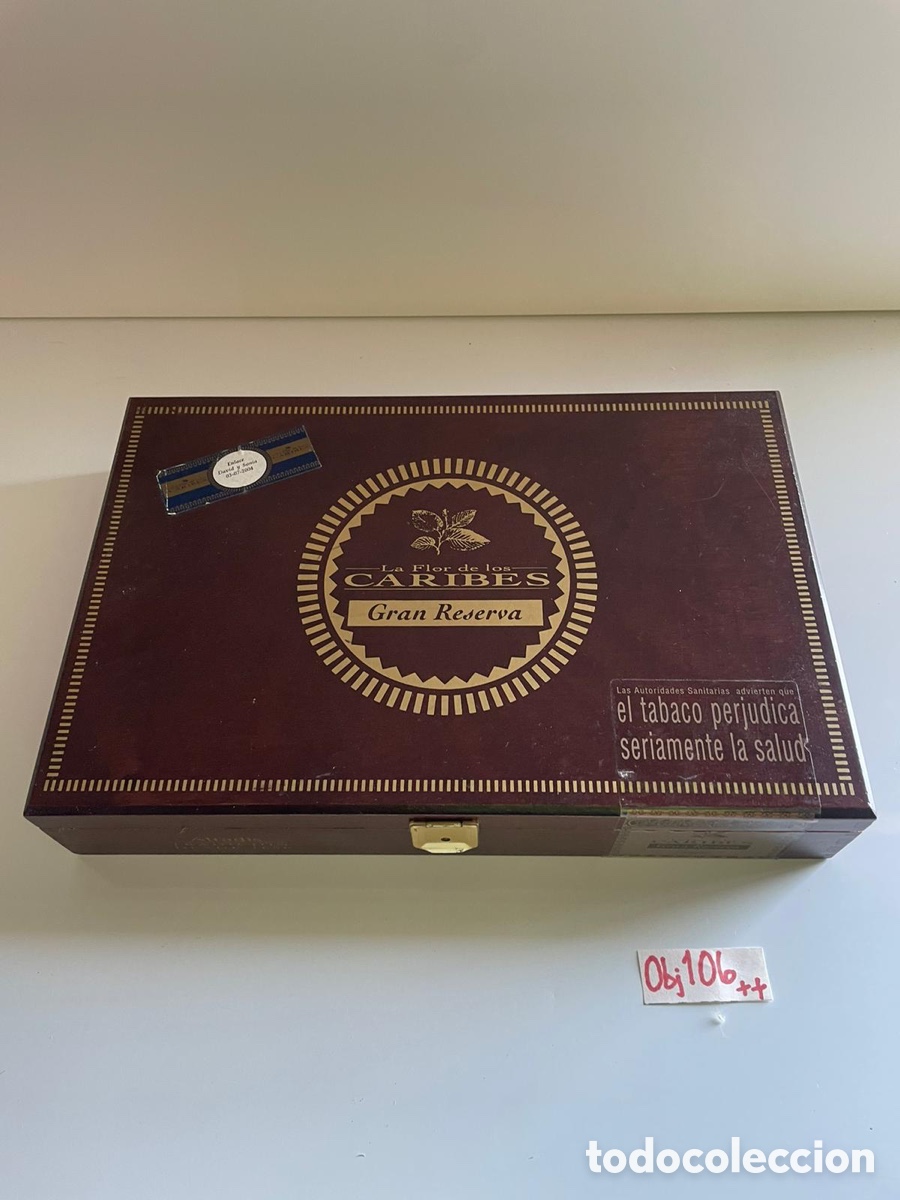 Coleccionismo: Caja vac&iacute;a las flor de los caribes - Foto 1