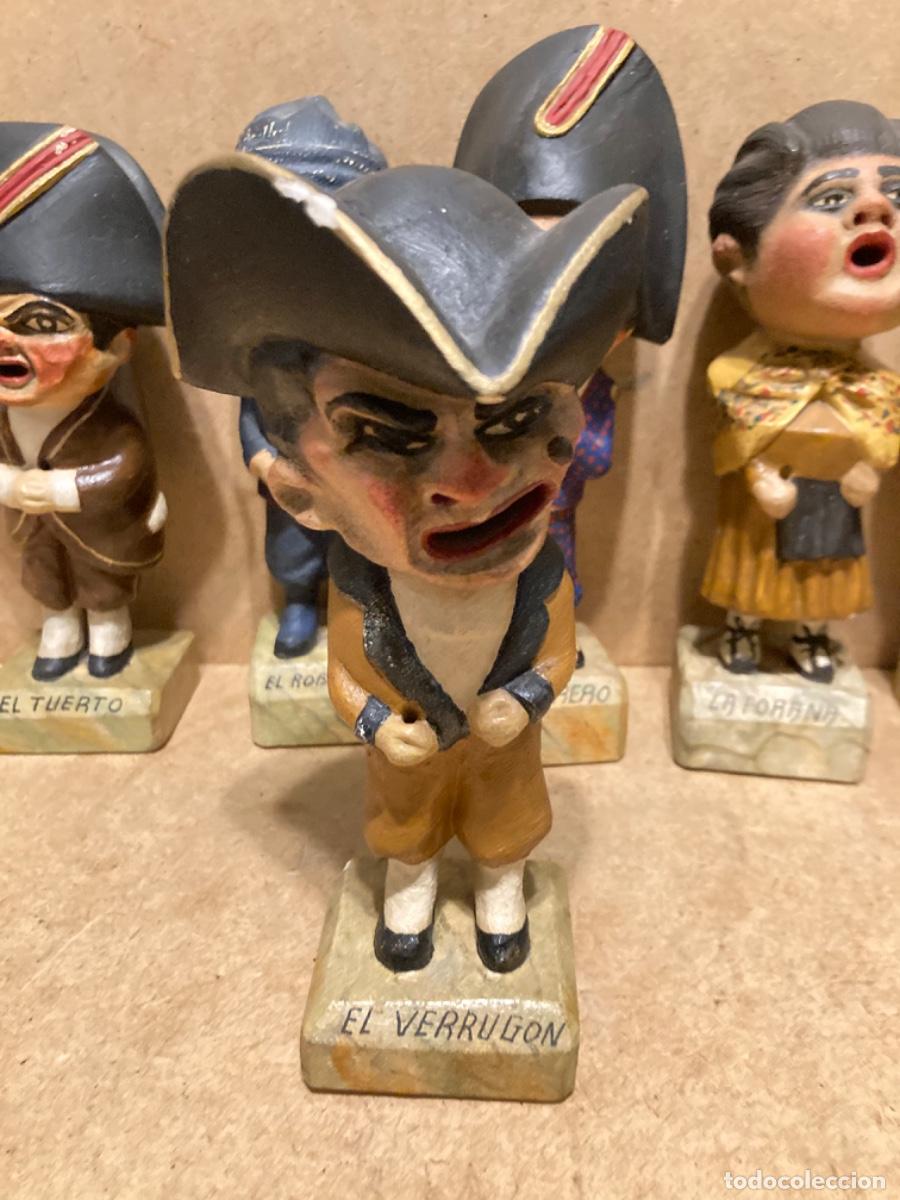 Coleccionismo: 8 Figuras de cabezudos de Zaragoza - Foto 6