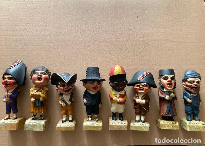 Coleccionismo: 8 Figuras de cabezudos de Zaragoza - Foto 1
