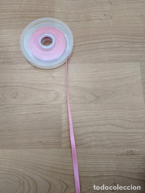 Sammeln: CINTA RASO ROSA CHICLE 0,8 CMS. 1 METRO (DISPONIBILIDAD 12 METROS)