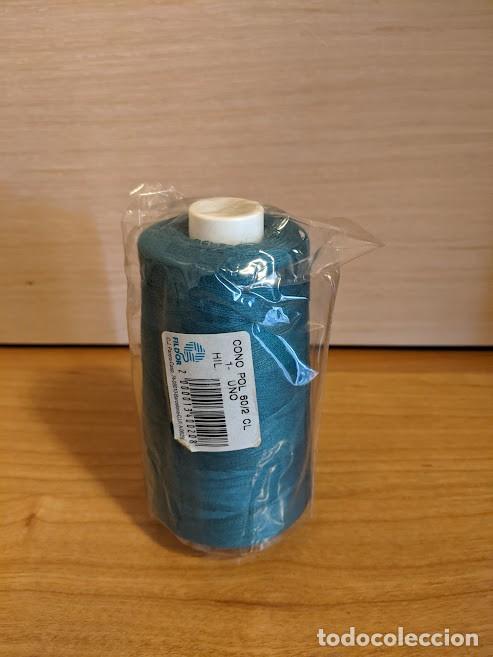 Coleccionismo: CONO HILO FIL D'OR 11 CM. COLOR VERDE