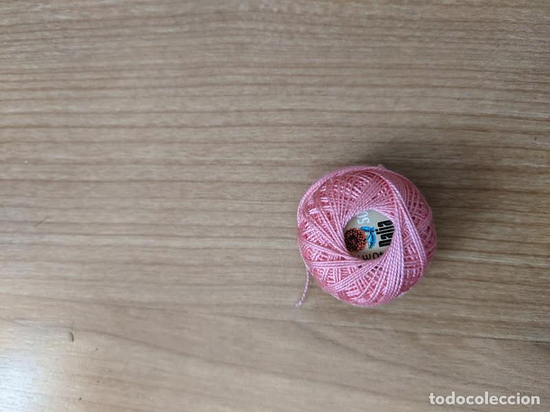 Coleccionismo: OVILLO DALIA COLOR ROSA