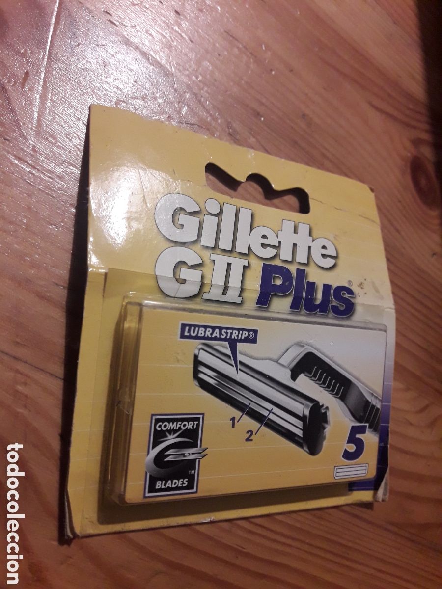 Collezionismo: Gillete 5 cabezales GII Plus lubastrip cuchillas blades