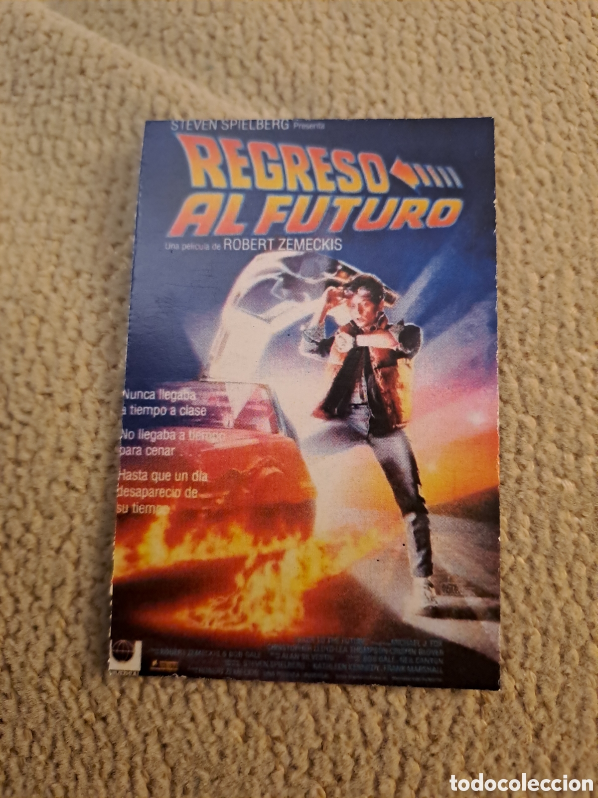 Coleccionismo: PRECIOSO NEVERA IMAN CARTEL PEL&Iacute;CULA BACK TO THE FUTURE REGRESO AL FUTURO 5x7.5