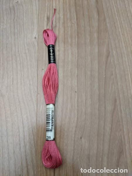 Collectionnisme: MADEJA DE HILO PARA BORDAR ALGOD&Oacute;N 100% ANCORA ROSA 28