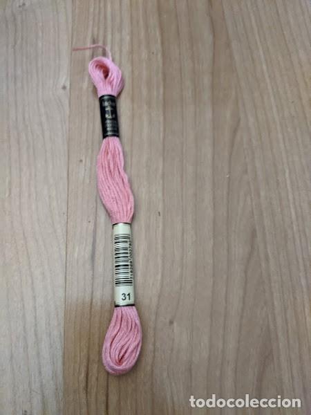 Coleccionismo: MADEJA DE HILO PARA BORDAR ALGOD&Oacute;N 100% ANCORA ROSA 31 - Foto 1