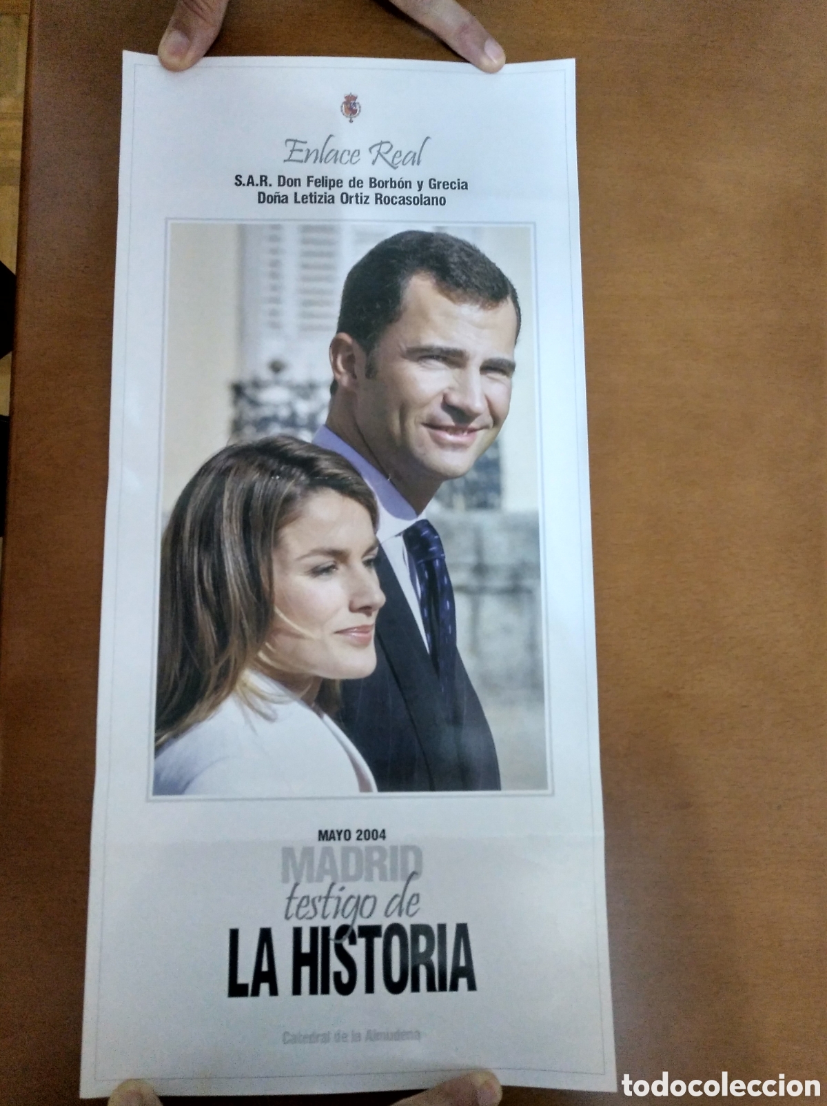 Coleccionismo: P&oacute;ster Boda Real - Foto 1