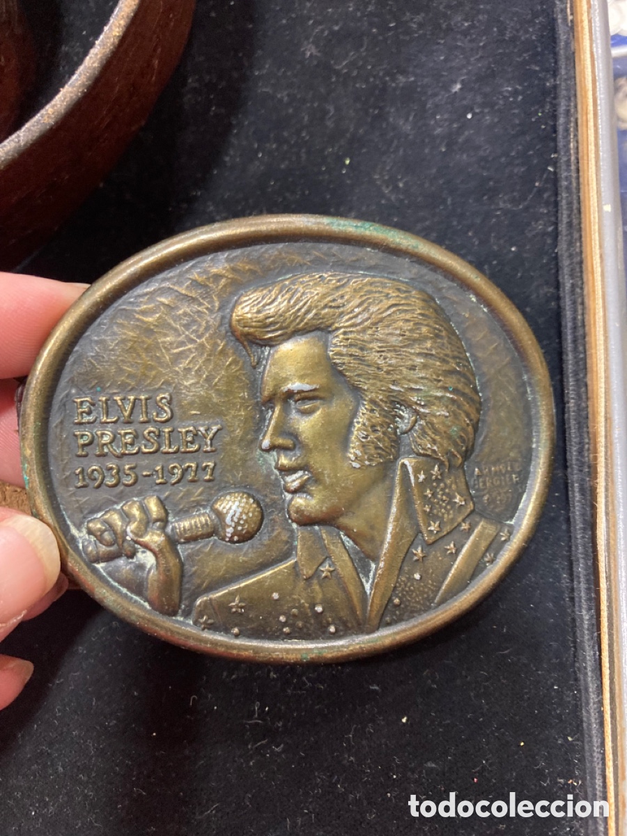 Coleccionismo: Hebilla de Elvis presley, 1 edici&oacute;n - Foto 2
