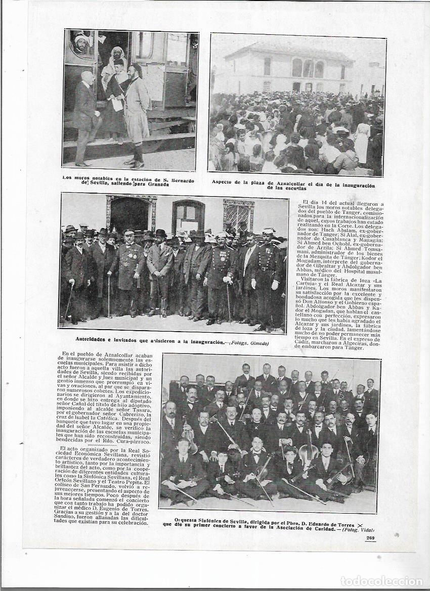 Coleccionismo: A&Ntilde;O 1913 RECORTE PRENSA SEVILLA ORQUESTA SINFONICA DE SEVILLA DIRECTOR EDUARDO DE TORRES