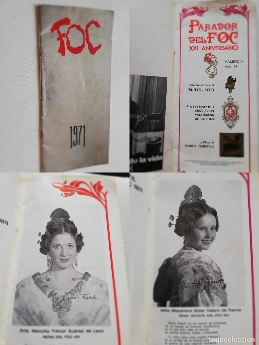 Coleccionismo: ANTIGUO PROGRAMA PARADOR DEL FOC XXI ANIVERSARIO VALENCIA 1971