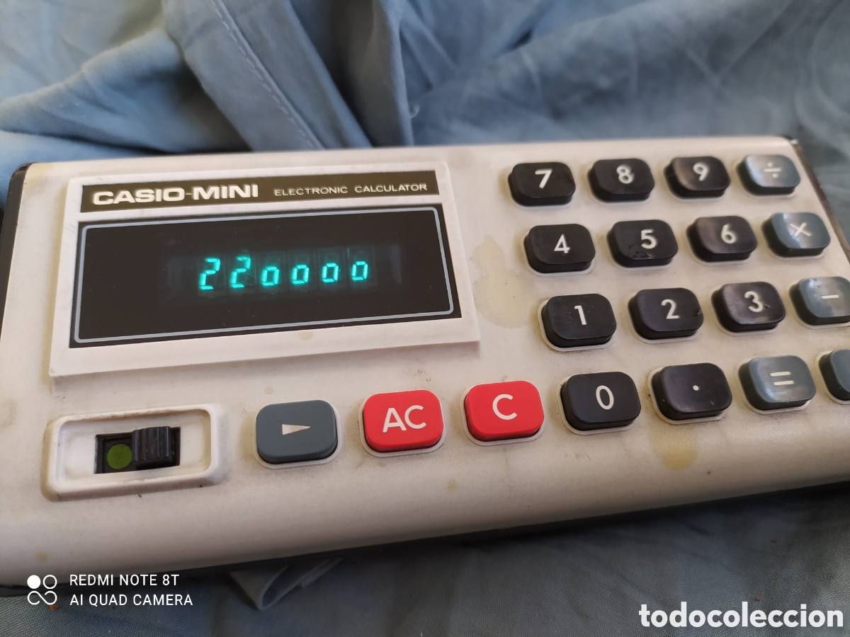 Coleccionismo: CALCULADORA CASIO - MINI CM-605 Funciona - Foto 2