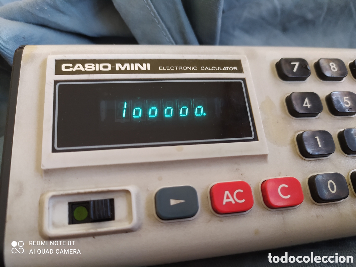 Coleccionismo: CALCULADORA CASIO - MINI CM-605 Funciona - Foto 5