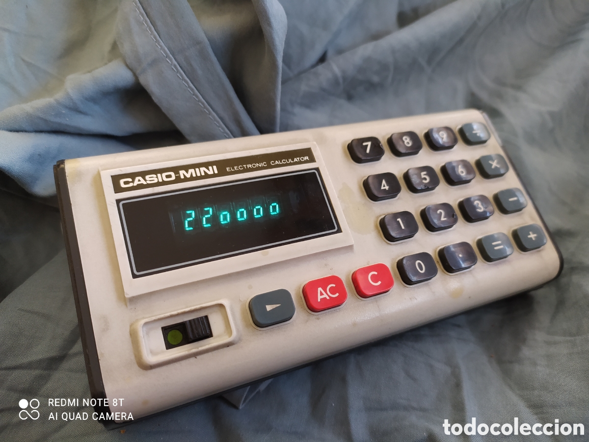 Coleccionismo: CALCULADORA CASIO - MINI CM-605 Funciona - Foto 1