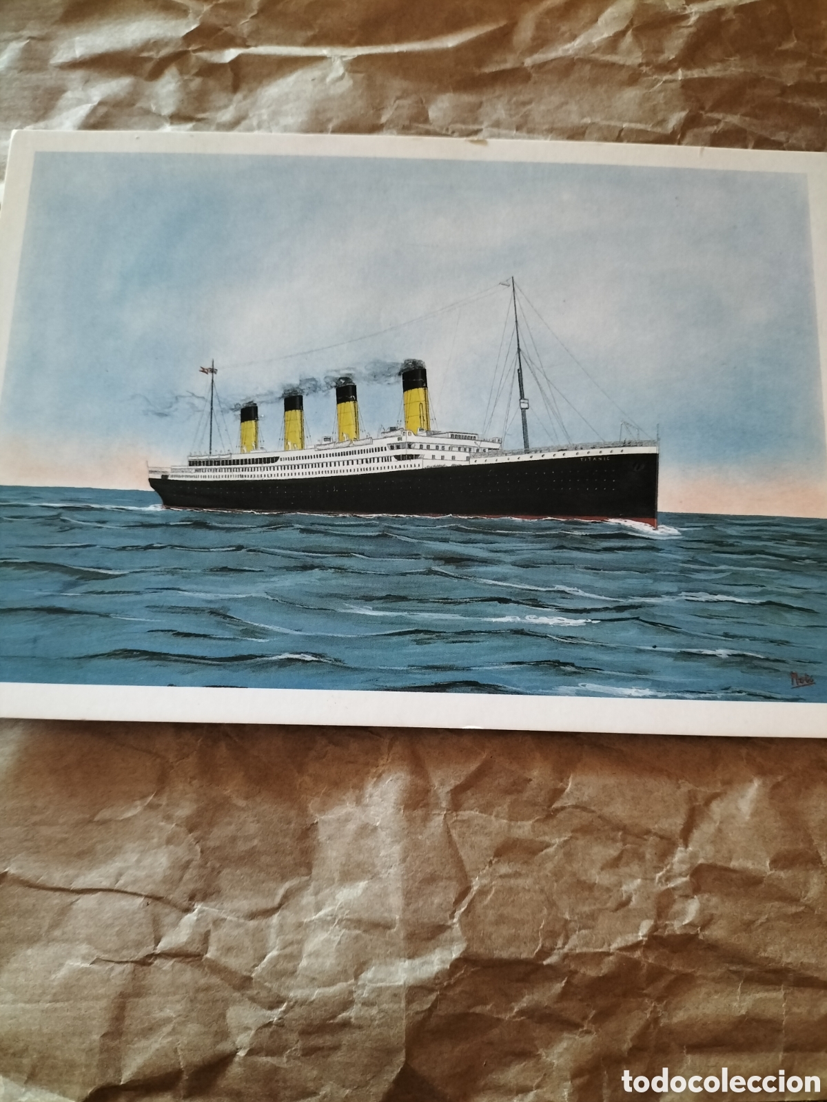 Coleccionismo: Titanic postal - Foto 1