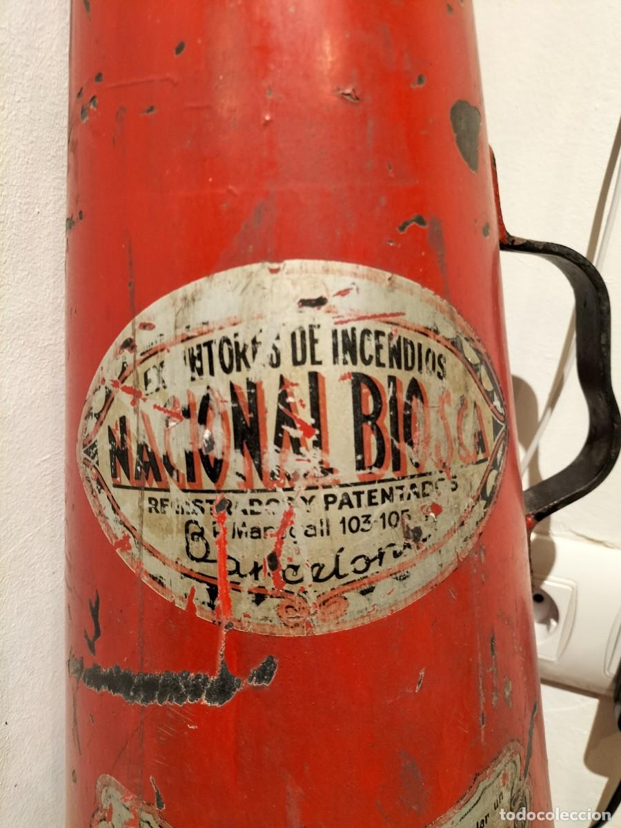 Coleccionismo: EXTINTOR NACIONAL BIOSCA - Foto 2