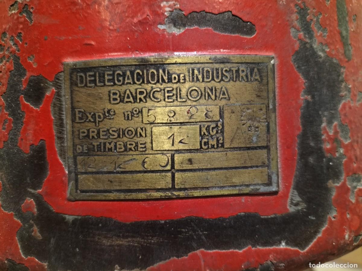 Coleccionismo: EXTINTOR NACIONAL BIOSCA - Foto 6