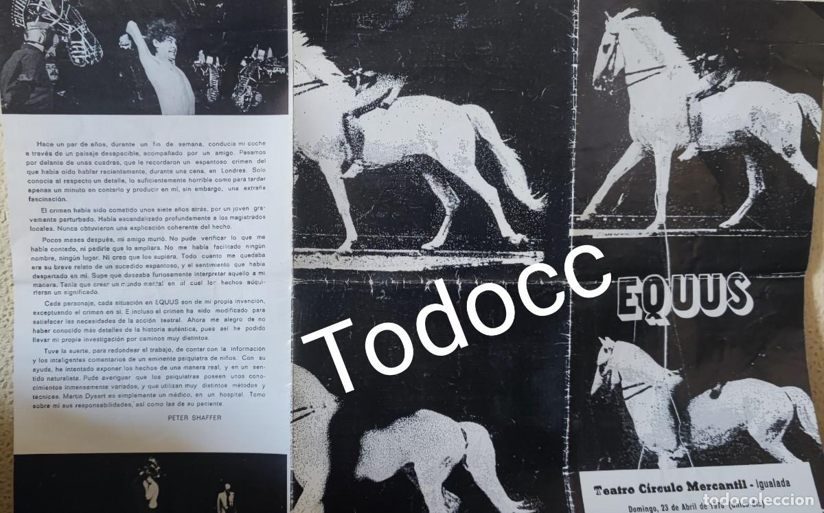 Coleccionismo: IGUALADA - CIRCULO MERCANTIL - EQUUS - Foto 2