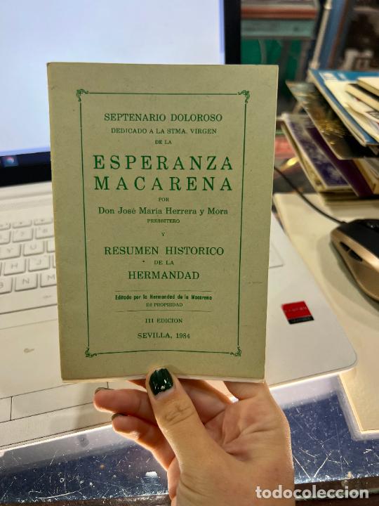 Coleccionismo: SEPTENARIO DOLOROSO ESPERANZA MACARENA - SEMANA SANTA SEVILLA - III EDICI&Oacute;N - A&Ntilde;O 1984