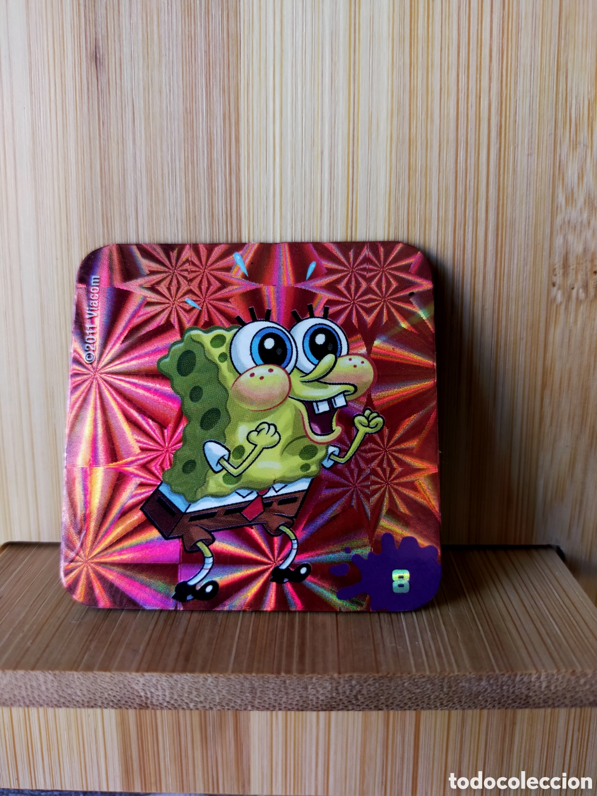 Coleccionismo: STAKS IMAN EN BUEN ESTADO BOB ESPONJA N 8