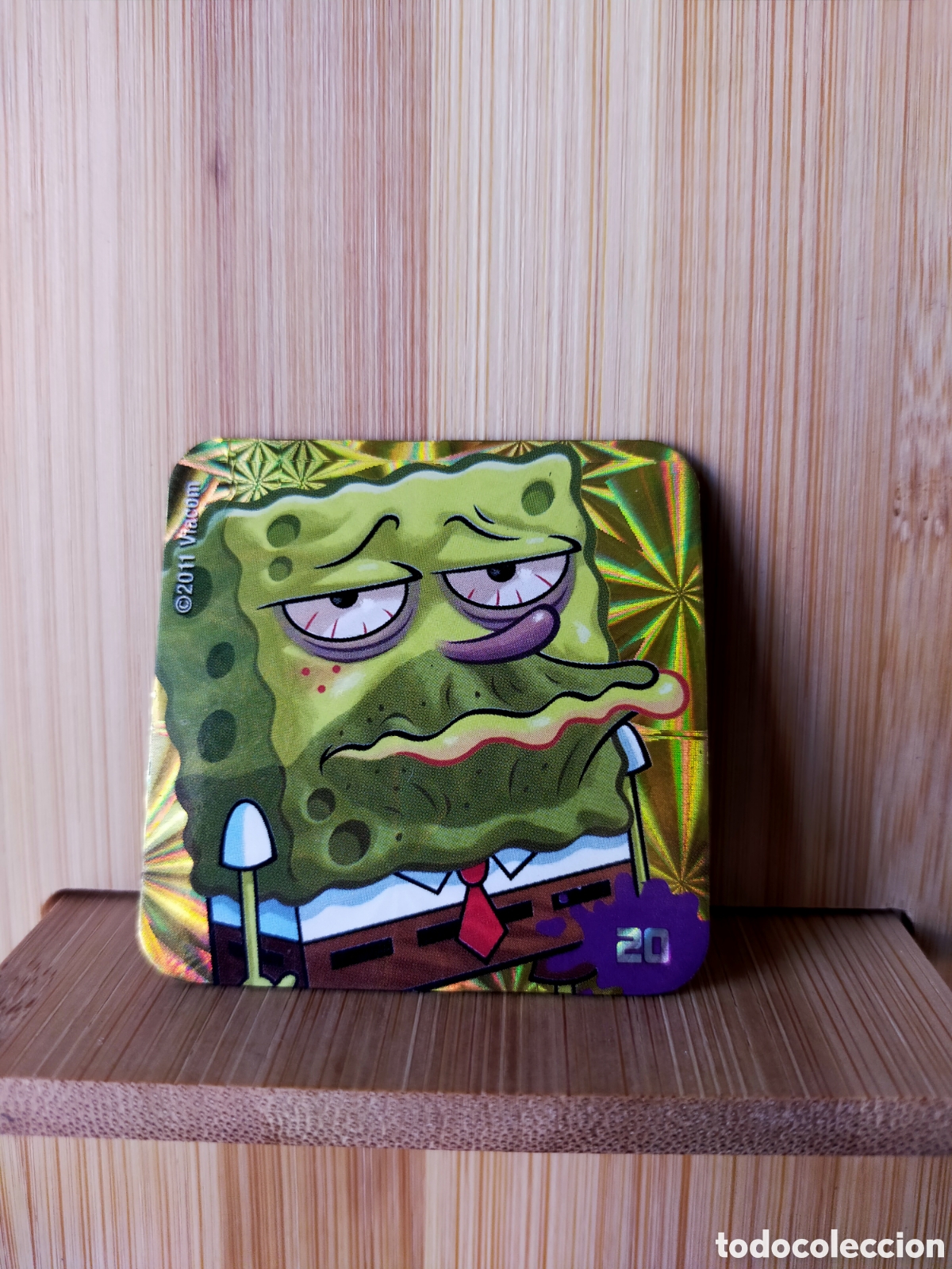 Coleccionismo: STAKS IMAN EN BUEN ESTADO BOB ESPONJA N 20